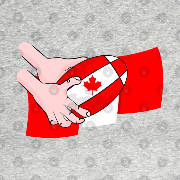 Canada Rugby Flag by mailboxdisco